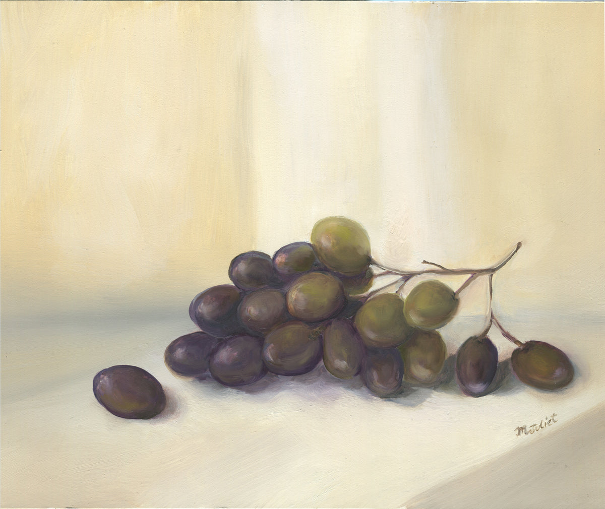 Bunch of Red Grapes