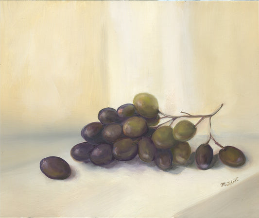 Bunch of Red Grapes